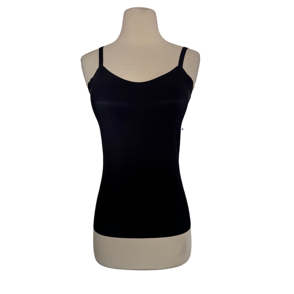 Commando Butter Cami Black Seamless Adjustable Strap Microfiber Tank Top SZ XL